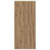 vidaXL Schuhschrank Artisan-Eiche 80x35,5x180 cm Holzwerkstoff