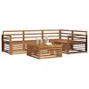 vidaXL Outdoor-Sofagarnitur 5 pcs Natur Massivholz Akazie