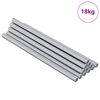 vidaXL Gewindestange 900 pcs Silber Stahl