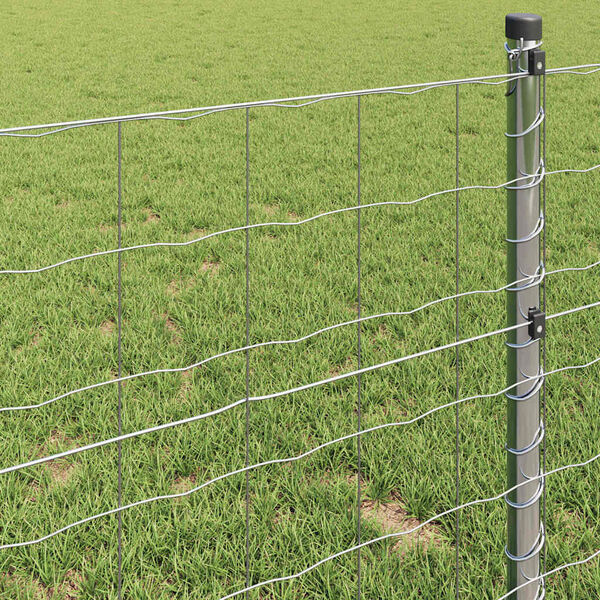 vidaXL Eurozaun 1,2 x 25 m PVC-beschichtetes Eisen