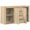 vidaXL Sideboard Sonoma-Eiche 120 x 36 x 69 cm Holzwerkstoff