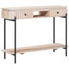 vidaXL Handgefertigter Beistelltisch Wei&szlig; 100 x 30 x 76 cm