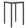 vidaXL Bartisch Wei&szlig; 70 x 70 x 105 cm Massives Kiefernholz