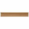 vidaXL Wandregal mit Regal 2 pcs Braun 60 x 9 x 3 cm Holzwerkstoff