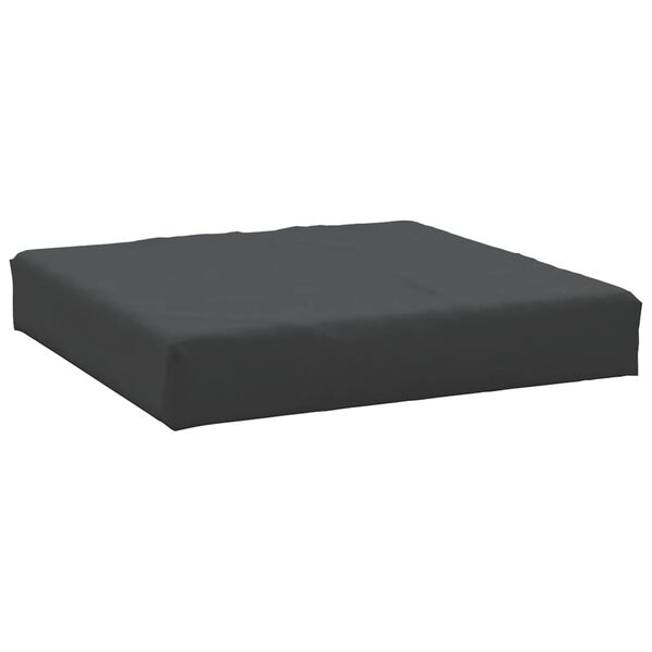 vidaXL Palettenkissen Schwarz 60x60x6 cm Oxford-Gewebe