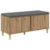vidaXL Flurbank Artisan-Eiche 100 x 38 x 46 cm