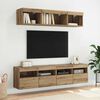 vidaXL TV-Wandschrank Artisan-Eiche 80 x 30 x 40 cm Holzwerkstoff