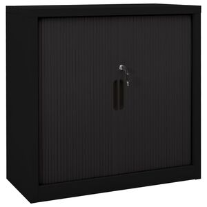 vidaXL Schiebet&uuml;renschrank Stahl 90x40x90 cm Stahl