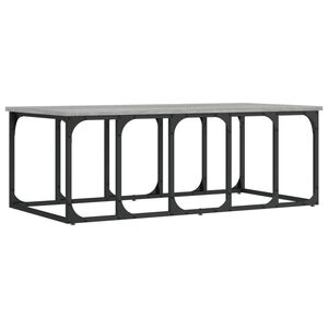vidaXL Couchtisch Grau Sonoma 100x50x35,5 cm Holzwerkstoff