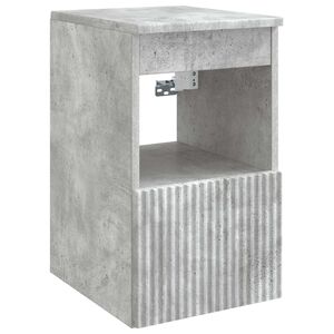 vidaXL Badezimmerschrank Betongrau 30 x 35 x 50 cm Holzwerkstoff