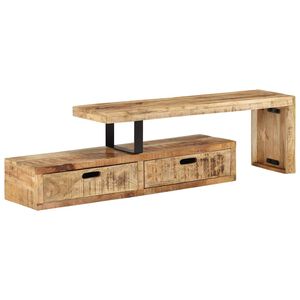 vidaXL TV-St&auml;nder (118&ndash;200) x 30 x 40 cm Massivholz Mango
