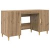 vidaXL Schreibtisch Artisan-Eiche Holzwerkstoff 140 x 50 x 75 cm