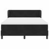 vidaXL Boxspringbett mit Matratze Schwarz 160 x 200 cm Samt