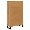 vidaXL Highboard Artisan-Eiche 69,5 x 31 x 115 cm Holzwerkstoff