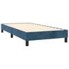 vidaXL Boxspringbettgestell Dunkelblau 100x200 cm Samt