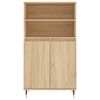 vidaXL Highboard Sonoma-Eiche 60x36x110 cm Holzwerkstoff