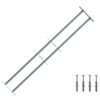 vidaXL Sicherheitsgitter f&uuml;r Fenster mit 2 Querstangen 3 pcs