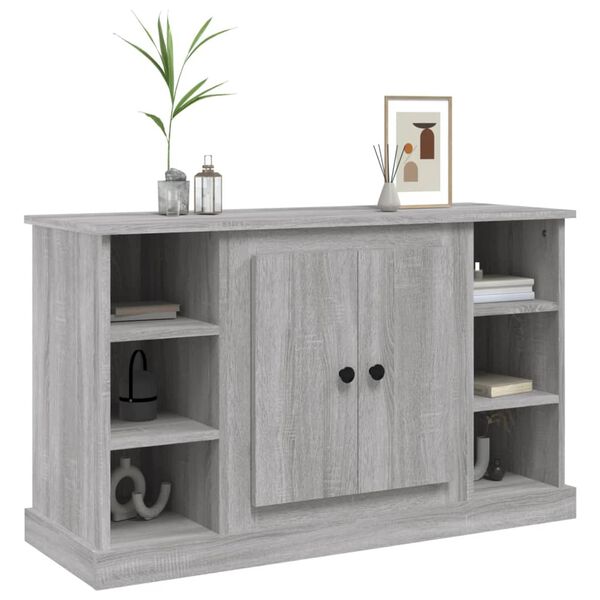 vidaXL Sideboard Grau Sonoma 100x35,5x60 cm Holzwerkstoff