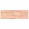 vidaXL Tischplatte 180x60x(2-4) cm Massivholz Behandelt Baumkante