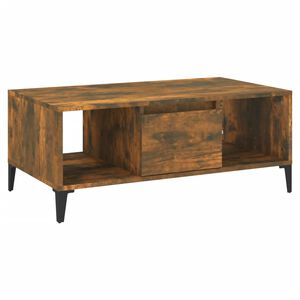 vidaXL Couchtisch R&auml;uchereiche 90x50x36,5 cm Holzwerkstoff