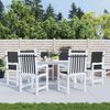 vidaXL Gartenstuhlauflagen f&uuml;r Niedriglehner 6 Stk. Schwarz 100x50x3cm