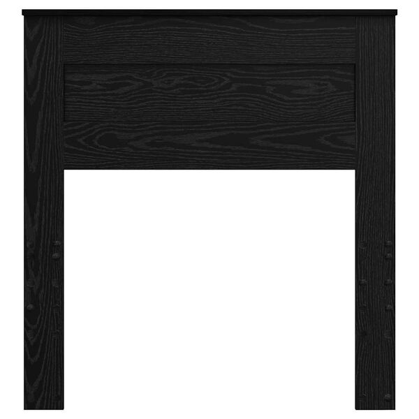 vidaXL Kopfteil mit Kopfteil Schwarz Eichen-Optik 75 cm Holzwerkstoff