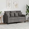 vidaXL 2-Sitzer-Sofa Taupe 120 cm Stoff
