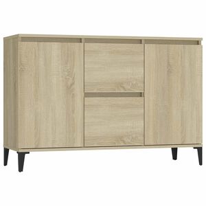 vidaXL Sideboard Sonoma-Eiche 102x35x70 cm Holzwerkstoff