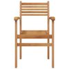vidaXL Stuhl 6 pcs Braun 56 x 55 x 90,5 cm Massivholz Teak