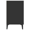 vidaXL Sideboard Schwarz 100x36x60 cm Holzwerkstoff