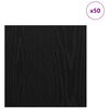 vidaXL Dekoplatten 50 pcs Schwarz Eichen-Optik 30 x 30 x 0,27 cm