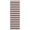 vidaXL Doppelrollo Braun 85x230 cm Stoffbreite 80,9 cm Polyester