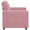 vidaXL Sessel Rosa 100x77x82 cm Samt