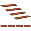 vidaXL Treppenstufen 8 stk. 90 x 25 x 2 cm Braun Massivholz Buche