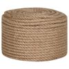 vidaXL Seil 100% Jute 14 mm 250 m
