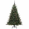 vidaXL K&uuml;nstlicher Weihnachtsbaum mit 300 LEDs mit St&auml;nder Gr&uuml;n 180 cm