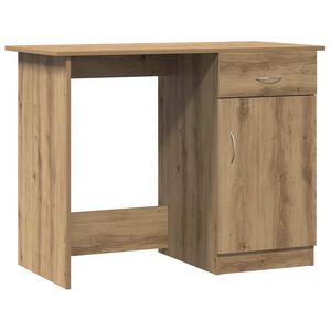 vidaXL Schreibtisch Artisan-Eiche 100x50x76 cm Holzwerkstoff