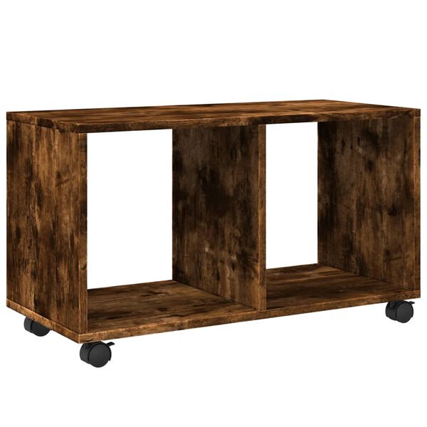 vidaXL Rollschrank Räuchereiche 72x33x42,5 cm Holzwerkstoff