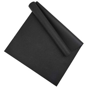 vidaXL Sport Schutzmatte Schwarz 180 x 75 x 0,6 cm PVC