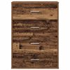 vidaXL Sideboard mit Schubladen Altholz 60 x 31 x 84 cm Holzwerkstoff