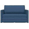 vidaXL Schlafsofa 110cm Blau Stoff