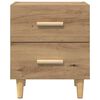 vidaXL Bettschrank Artisan-Eiche 40 x 35 x 47,5 cm Holzwerkstoff