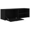 vidaXL TV-Schrank Schwarz 120x34x37 cm Holzwerkstoff