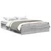 vidaXL Bettgestell Grau Sonoma 140x190 cm