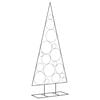 vidaXL Metall-Weihnachtsbaum f&uuml;r Dekorationen Schwarz 180 cm