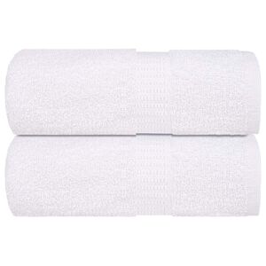 vidaXL Waschlappen FROGN 2 Stk. Wei&szlig; 15x21 cm 360 g/m&sup2;
