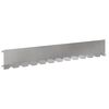 vidaXL Raseneinfassung 30 stk. 102 x 15 x 4 cm Stahl Silber