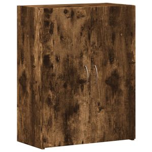 vidaXL Aktenschrank R&auml;uchereiche 60x32x77,5 cm Holzwerkstoff
