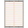 vidaXL Massivholzbett Grau 150x200 cm