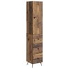 vidaXL Schrankset 2 stk. 34,5 x 34,5 x 90 cm Holzwerkstoff Altholz